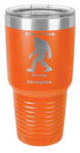 Load image into Gallery viewer, Sasquatch - Hide and Seek Champion Laser Engraved Tumbler (Etched)
