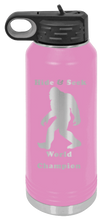 Load image into Gallery viewer, Sasquatch Hide And Seek World Champion Laser Engraved Water Bottle
