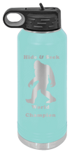 Load image into Gallery viewer, Sasquatch Hide And Seek World Champion Laser Engraved Water Bottle
