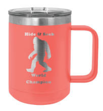 Load image into Gallery viewer, Sasquatch Hide and Seek Champion Laser Engraved Mug (Etched)
