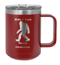 Load image into Gallery viewer, Sasquatch Hide and Seek Champion Laser Engraved Mug (Etched)
