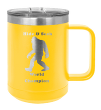 Load image into Gallery viewer, Sasquatch Hide and Seek Champion Laser Engraved Mug (Etched)
