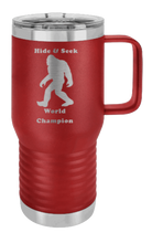 Load image into Gallery viewer, Sasquatch Hide and Seek Champion Laser Engraved Mug (Etched)
