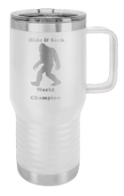 Load image into Gallery viewer, Sasquatch Hide and Seek Champion Laser Engraved Mug (Etched)
