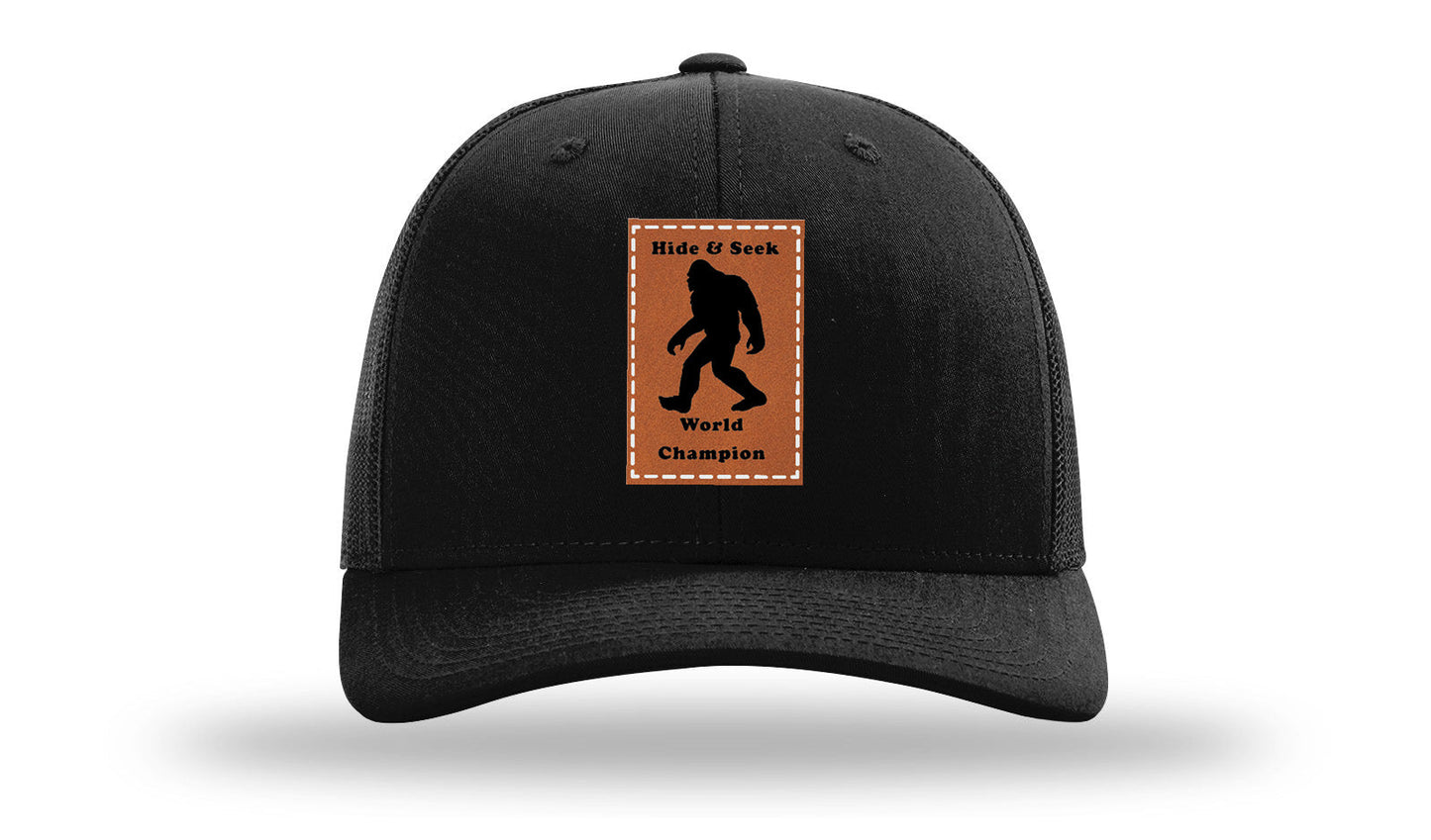 Hide and Seek World Champion Leather Patch Richardson 112 Hat