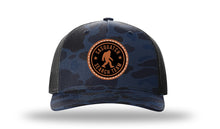 Load image into Gallery viewer, Sasquatch Search Team Leather Patch Richardson 112 Duck Camo Hat
