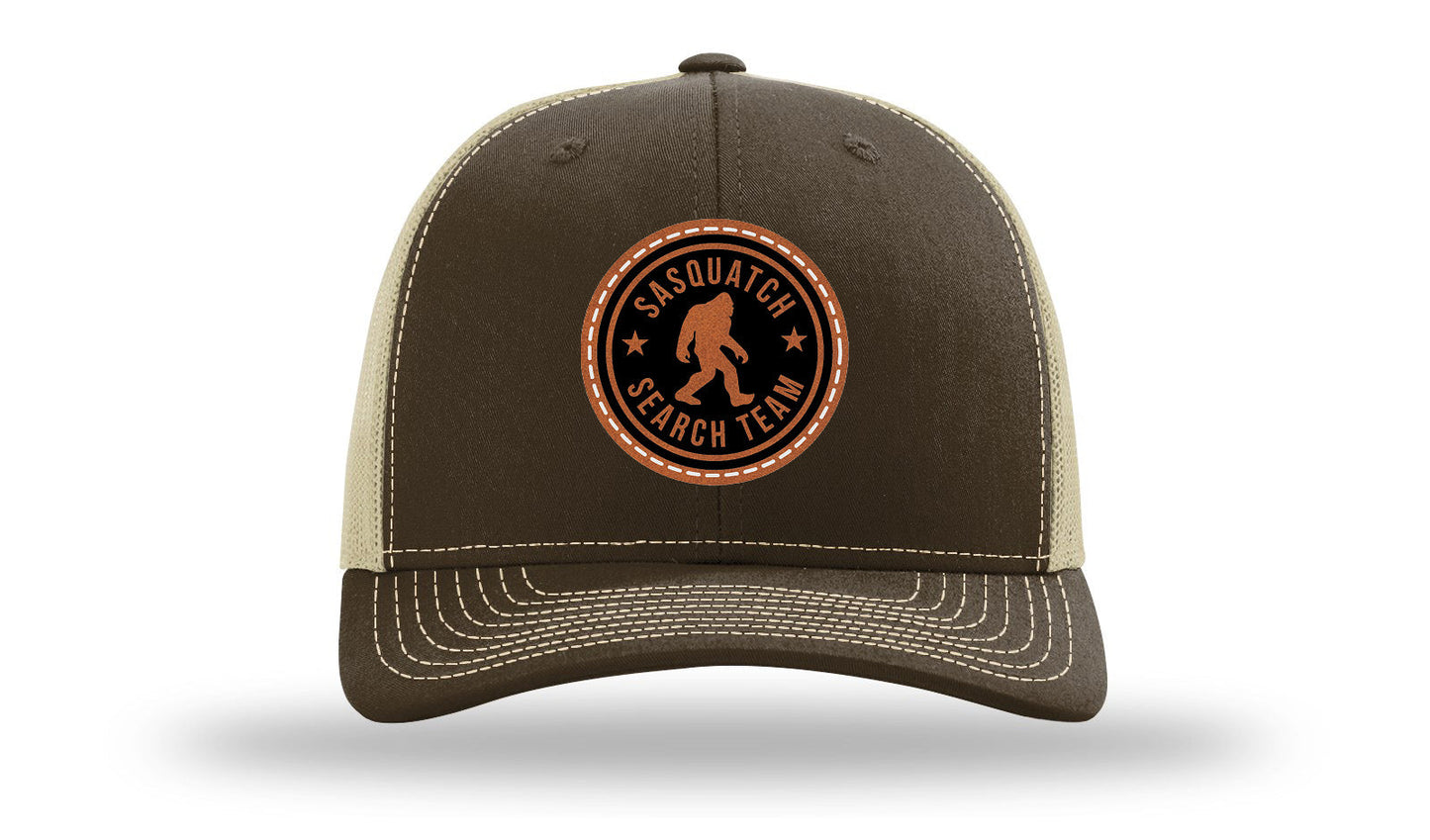 Sasquatch Search Team Leather Patch Richardson 112 Hat