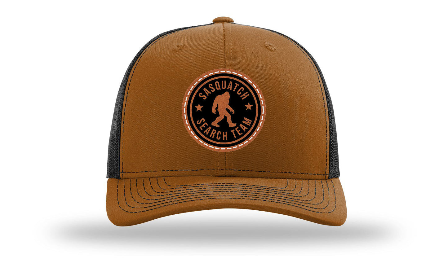 Sasquatch Search Team Leather Patch Richardson 112 Hat