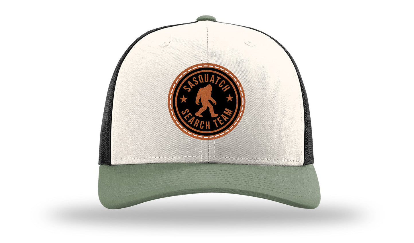 Sasquatch Search Team Leather Patch Richardson 112 Hat