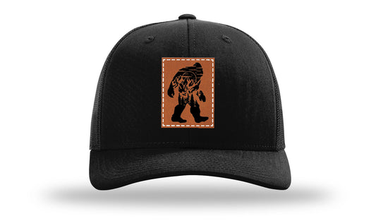 Sasquatch Leather Patch Richardson 112 Hat