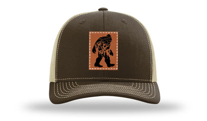 Sasquatch Leather Patch Richardson 112 Hat