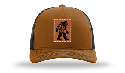 Sasquatch Leather Patch Richardson 112 Hat