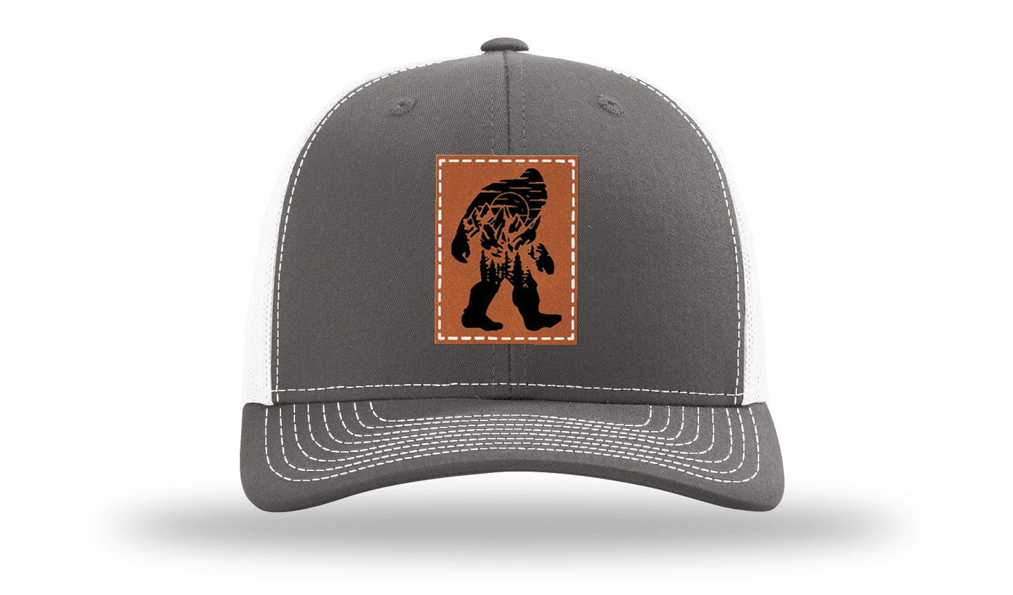 Sasquatch Leather Patch Richardson 112 Hat