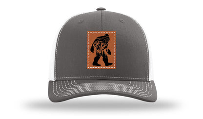 Sasquatch Leather Patch Richardson 112 Hat