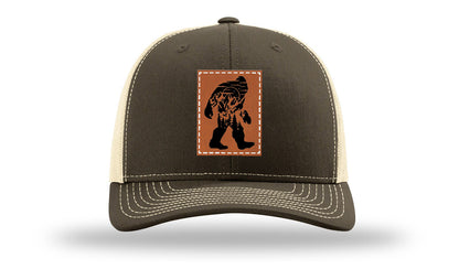 Sasquatch Leather Patch Richardson 112 Hat