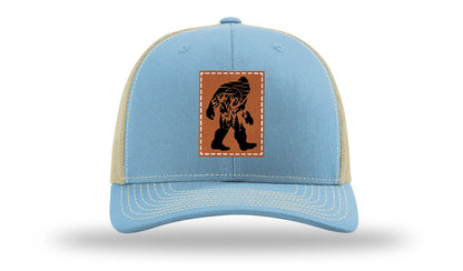 Sasquatch Leather Patch Richardson 112 Hat