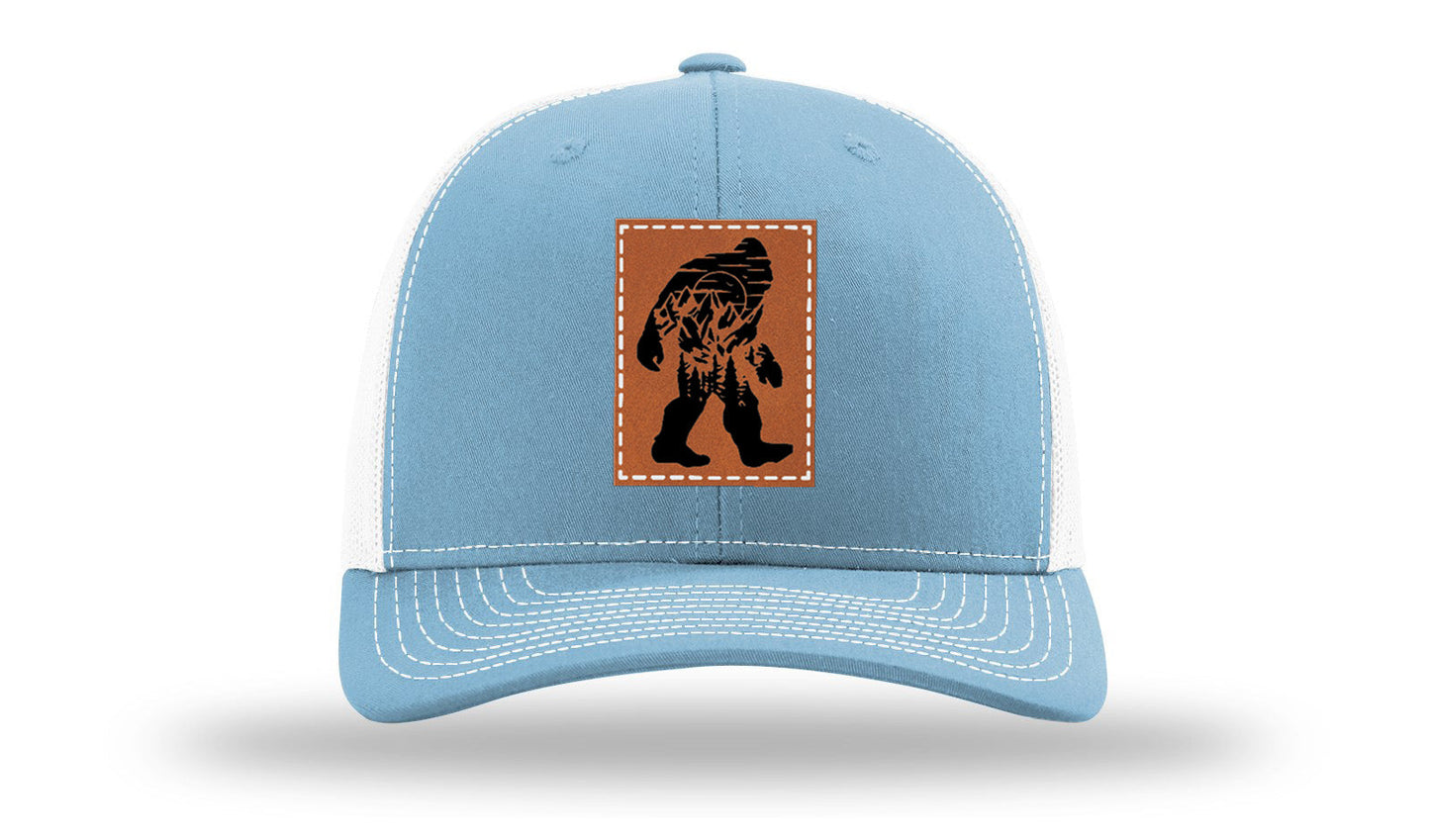 Sasquatch Leather Patch Richardson 112 Hat