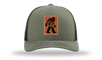 Sasquatch Leather Patch Richardson 112 Hat