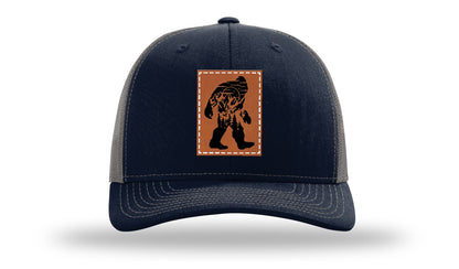 Sasquatch Leather Patch Richardson 112 Hat