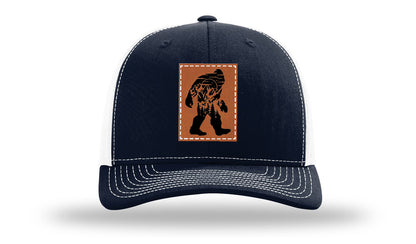 Sasquatch Leather Patch Richardson 112 Hat
