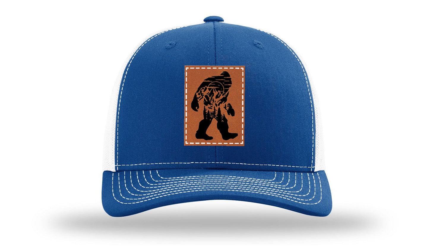 Sasquatch Leather Patch Richardson 112 Hat