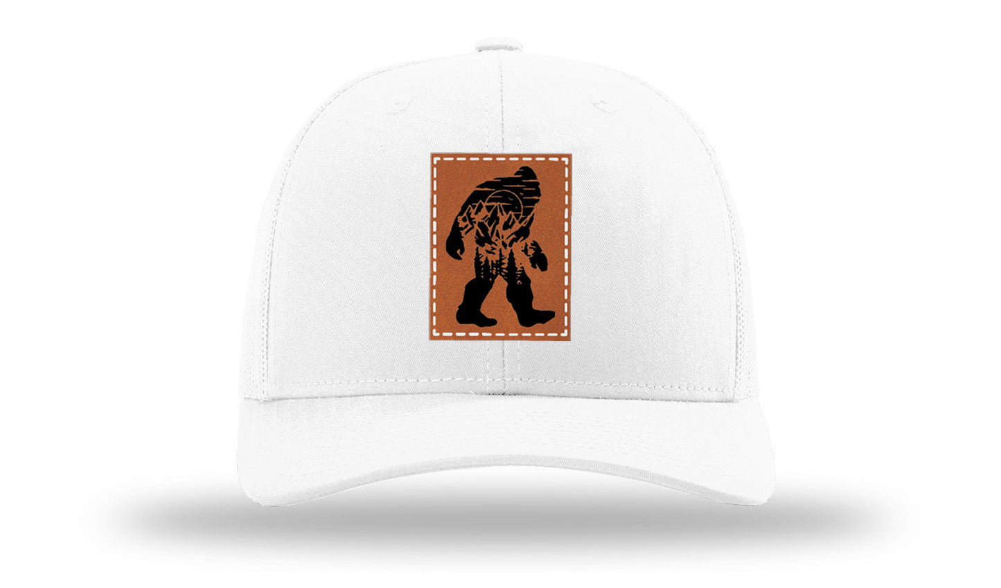 Sasquatch Leather Patch Richardson 112 Hat