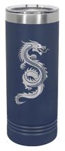 Load image into Gallery viewer, Dragon Laser Engraved Skinny Tumbler (Etched)
