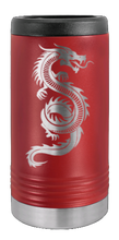 Load image into Gallery viewer, Dragon Laser Engraved Slim Can Insulated Koosie
