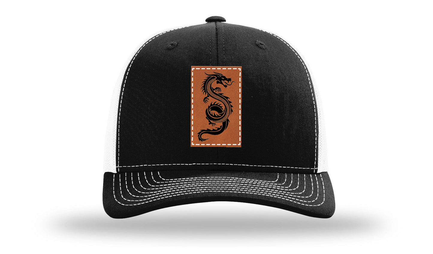 Dragon Leather Patch Richardson 112 Hat