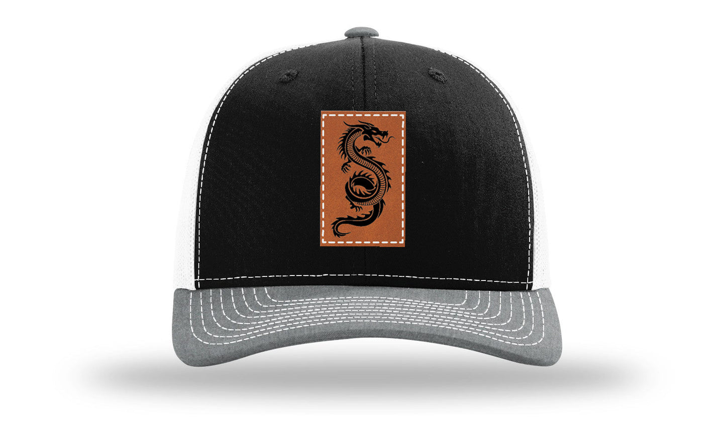Dragon Leather Patch Richardson 112 Hat