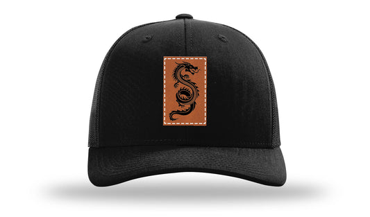 Dragon Leather Patch Richardson 112 Hat