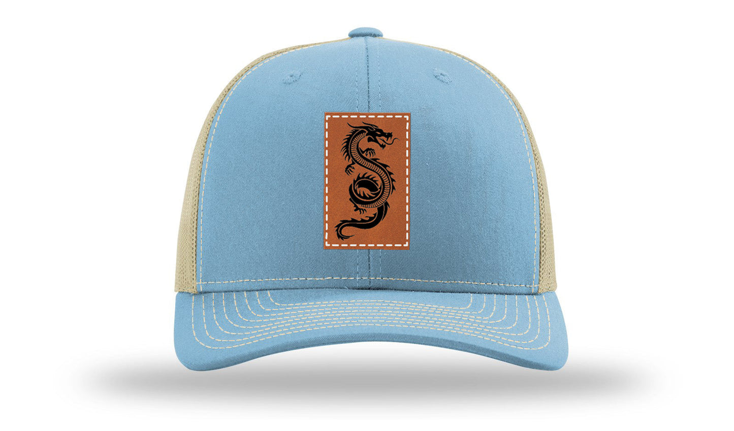 Dragon Leather Patch Richardson 112 Hat