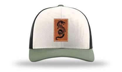 Dragon Leather Patch Richardson 112 Hat