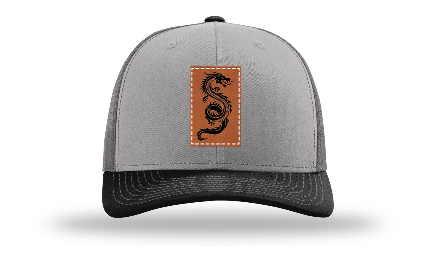 Dragon Leather Patch Richardson 112 Hat
