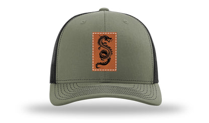 Dragon Leather Patch Richardson 112 Hat