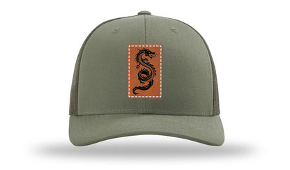 Dragon Leather Patch Richardson 112 Hat