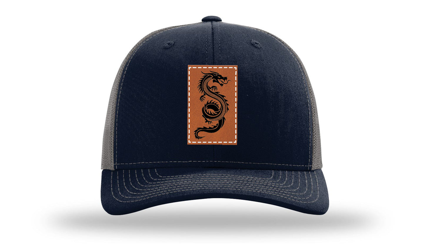 Dragon Leather Patch Richardson 112 Hat