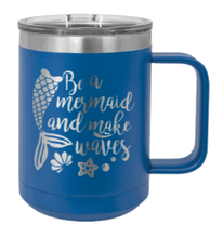 Load image into Gallery viewer, Be A Mermaid Laser Engraved Mug (Etched)
