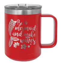 Load image into Gallery viewer, Be A Mermaid Laser Engraved Mug (Etched)
