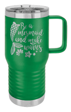 Load image into Gallery viewer, Be A Mermaid Laser Engraved Mug (Etched)
