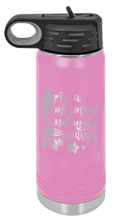 Load image into Gallery viewer, Be A Mermaid Laser Engraved Water Bottle
