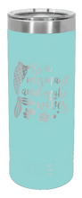 Load image into Gallery viewer, Be A Mermaid Laser Engraved Skinny Tumbler (Etched)
