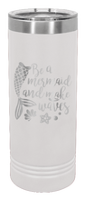 Load image into Gallery viewer, Be A Mermaid Laser Engraved Skinny Tumbler (Etched)
