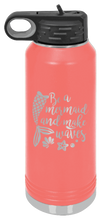 Load image into Gallery viewer, Be A Mermaid Laser Engraved Water Bottle
