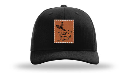 Be A Mermaid Leather Patch Richardson 112 Hat