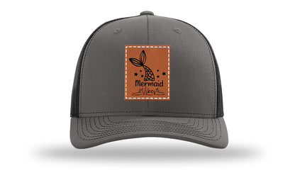 Be A Mermaid Leather Patch Richardson 112 Hat