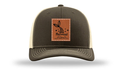 Be A Mermaid Leather Patch Richardson 112 Hat