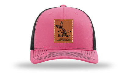 Be A Mermaid Leather Patch Richardson 112 Hat