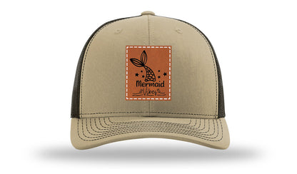 Be A Mermaid Leather Patch Richardson 112 Hat