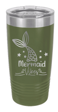 Load image into Gallery viewer, Mermaid Laser Engraved Tumbler (Etched)
